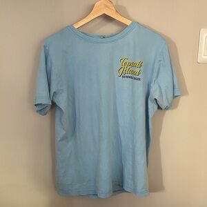 Tropical Island Summer Daze Light Blue Tee